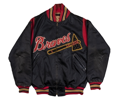 1950s Warren Spahn Game Worn Milwaukee Braves Heavy Jacket (MEARS)